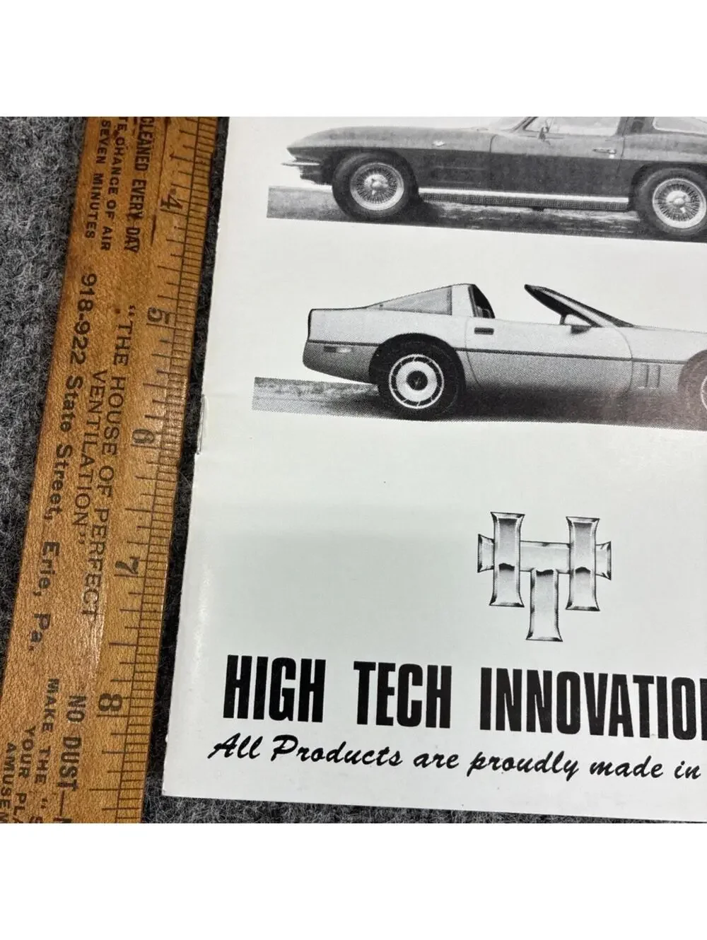Vintage Corvette Performance Brochure High Tech Innovations HEI Distributor